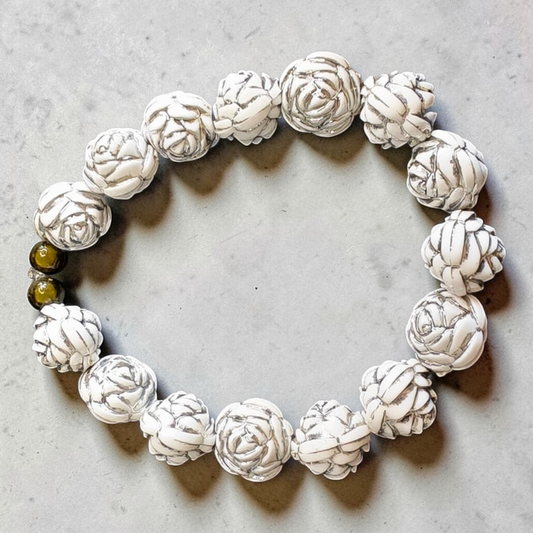 Bracelet Roses Blanches
