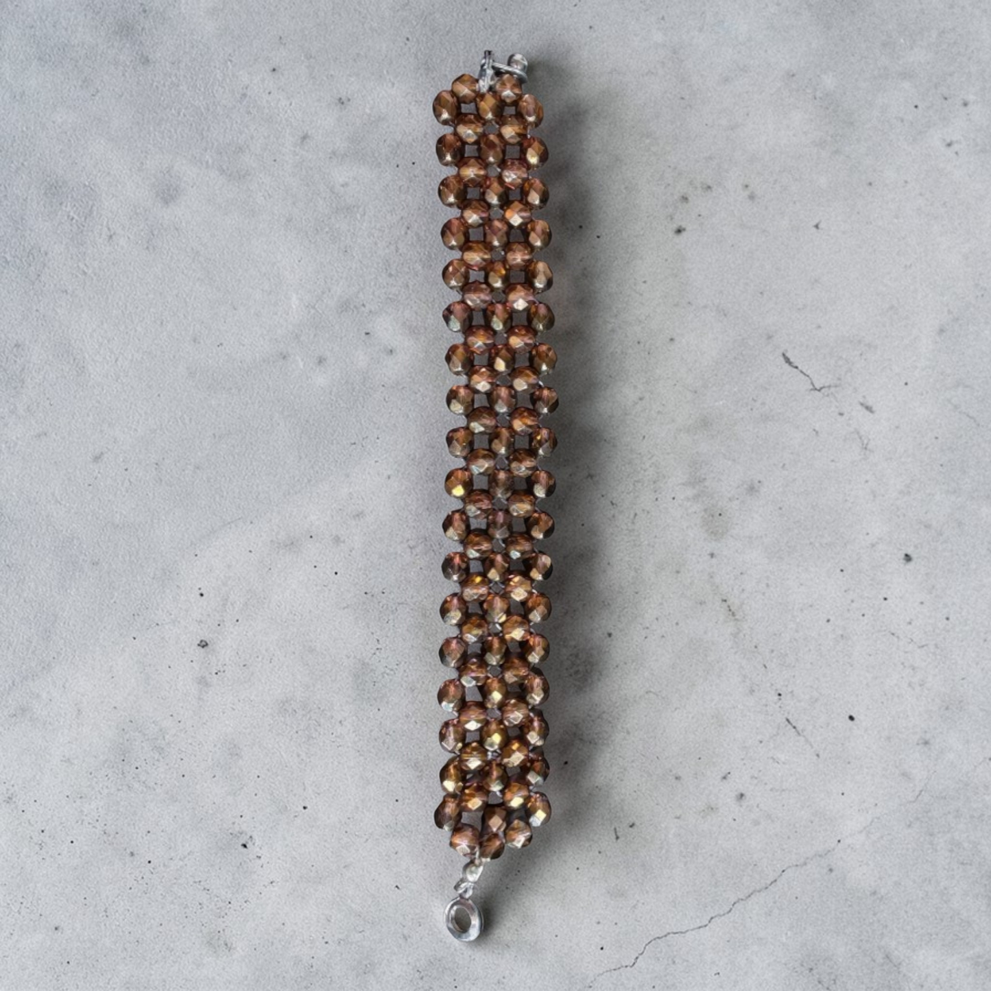 Bracelet Bronze Tissé