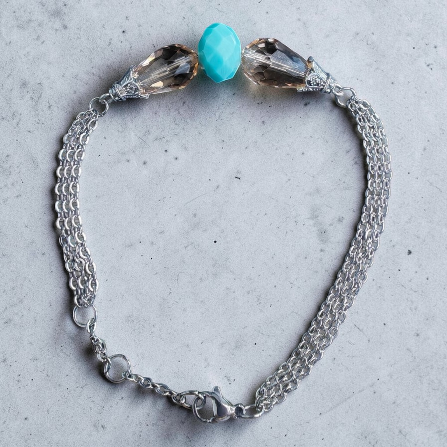Bracelet Turquoise & Cristal